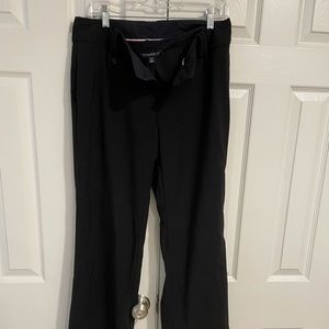 Black cuffed trousers